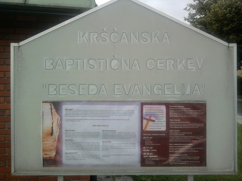 Krščanska baptistična cerkev Ljubljana - dodatna slika